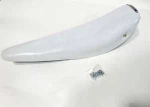 Lowraider Long Glitter White Pearl Banana Seat 455mm for Custom Chopper - Picture 1 of 10