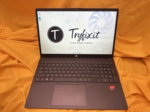 HP 15-FC AMD Ryzen 5-7520U 8GB 256GB SSD 15.6" Laptop W11 - Picture 1 of 9