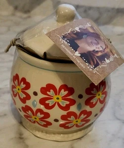 The Pioneer Woman Stoneware Floral Daisy Sugar Bowl Free Shipping  - Picture 1 of 3