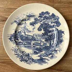 Vintage "Countryside" Enoch Wedgewood (Tunstall) Ltd Hand Engraving Plate 10 in - Foto 1 di 6