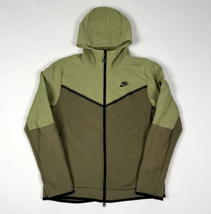 Nike Tech Fleece Jacke Hoodie Full Zip Grün CU4489-334 Herren Gr. M - Bild 1 von 12