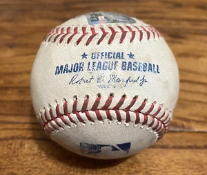 Aaron Judge Yankees Game Used Baseball 9/4/2025 vs Astros Hit + Ben Rice Two OUT - Picture 1 of 5