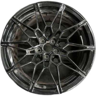 Front BMW Black M4 M3 OEM Wheel 19” 2021-2024 Factory Original Rim 86608B - Image 1 of 4