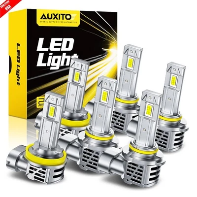 9005 9006 H11 LED Headlight Kit Hi&Lo Beam 900% Super Bright 6500K White Bulbs - Image 1 of 4