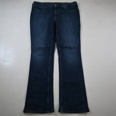 Silver Jeans 16 x 31 Most Wanted Skinny Boot Cut Dark Stretch Denim Womens Jeans - Image 1 of 4