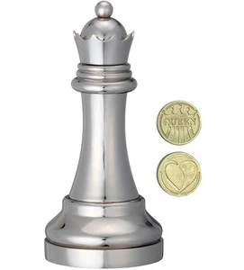 Cast Chess Queen Silver - Hanayama Metal Puzzle - Picture 1 of 3
