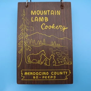 Mountain Lamb Cookery Cookbook by Mendocino County Bo Peeps Recipes 1966 1st ED - Picture 1 of 14