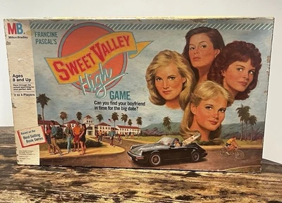 Vintage 1988 SWEET VALLEY HIGH Board Game Almost Complete Set! Missing Dice - Image 1 of 4