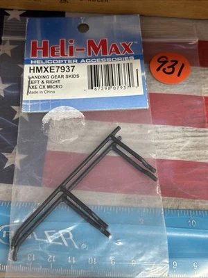 PATINES DE TREN DE ATERRIZAJE HELI-MAX HMXE7937 para: AXE CX MICRO Foto 1 de 3