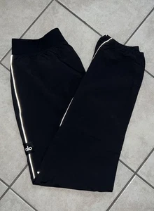 ALO YOGA TORRENT PISTA JOGGER NEGRO REFLECTANTE GRAN ALTURA CORTAVIENTOS TALLA MEDIANA - Imagen 1 de 10