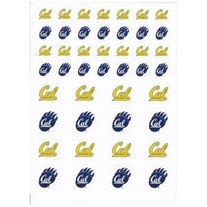 California Golden Bears kleiner Stickerbogen - 2 Blätter - Bild 1 von 1
