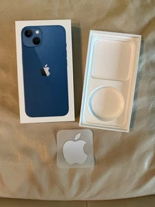 BOITE VIDE - iPhone 13 Bleu 256 Go - BOITE SEULE - Photo 1 sur 3