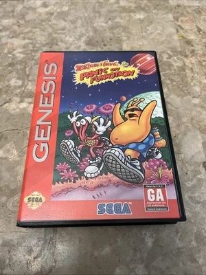 ToeJam & Earl in Panic on Funkotron (Sega Genesis, 1993) Complete Game, Works - Image 1 of 4
