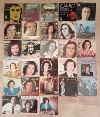 CAMILO SESTO Algo de mi Amor amar Ayudadme Melina (28 singles edicion ESPAÑA) - Image 1 of 2