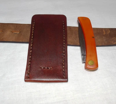Cuchillo de cuero Case Sod Buster Jr antideslizante cinturón artesanal transporte resistente Foto 1 de 3