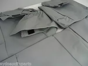 TOYOTA LANDCRUISER 70 SEAT COVERS FRONT CANVAS DUAL SINGLE CAB AUG 12 - AUG 16 - Picture 1 of 9