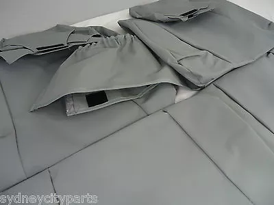 TOYOTA LANDCRUISER 70 SEAT COVERS  FRONT CANVAS DUAL SINGLE CAB AUG 12 - AUG 16 - image 1 of 4