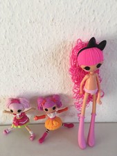 Lalaloopsy Jewel Sparkles & Peanut Big Top singing Dolls & Sugar Crumbs Cookie