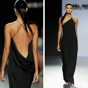 Abito donna lungo sirena schiena nuda vestito elegante cerimonia TOOCOOL VB-9585 - Imagen 1 de 2