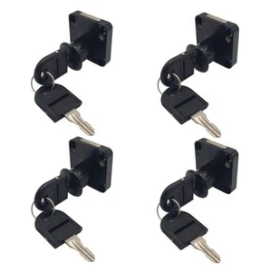 4 Sets keyed Alike Desk Drawer Lock Furniture Lock for Cabinet Wardrobe Cupbo... - Picture 1 of 6