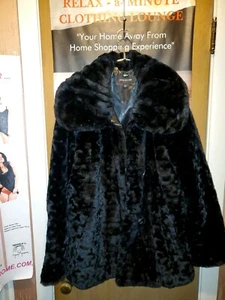 Jones New York Faux Fur Jacket Sz. L - Picture 1 of 5