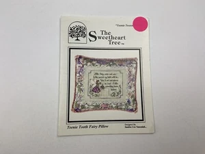 The Sweetheart Tree Teenie Tooth Fairy Pillow Counted Cross Stitch Pattern - Picture 1 of 3