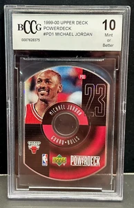 Michael Jordan 1999-00 Upper Deck Powerdeck Card #PD1 BCCG 10 Bulls HOF - Picture 1 of 2