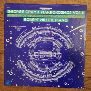 GEORGE CRUMB Makrokosmos Vol II LP Odyssey NM ROBERT MILLER piano experimental - Picture 1 of 5