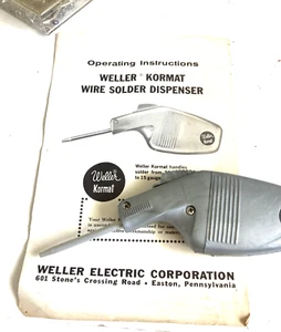 Vintage WELLER Kormat Drahtlötspender mit Anleitung. - Bild 1 von 10