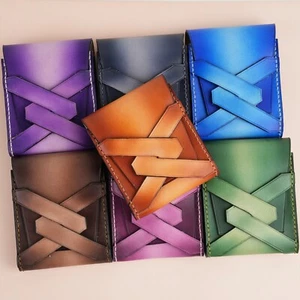 Cartera a Presión Patrón Trenzado - Cartera Minimalista Regalo para Mujer - Imagen 1 de 46