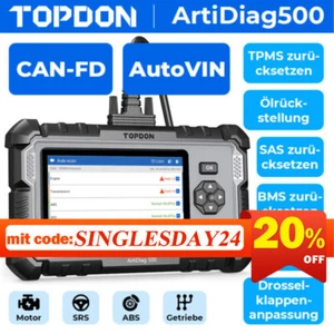 đ„2025 TOPDON ArtiDiag500 KFZ OBD2 DiagnosegerĂ€t 6Services 4System SAS TPMS BMS - Bild 1 von 24