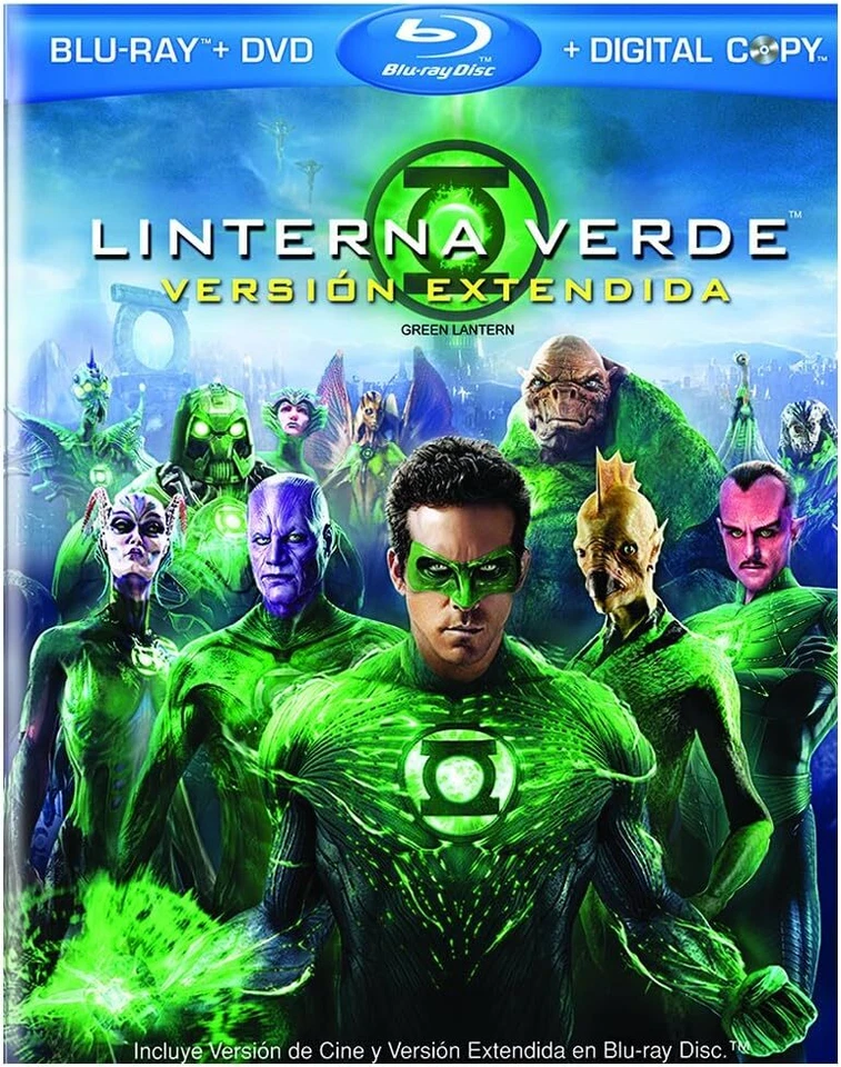 Green Lantern (English & Spanish Audio) [Blu-ray + DVD] NEW! - Image 1 of 1