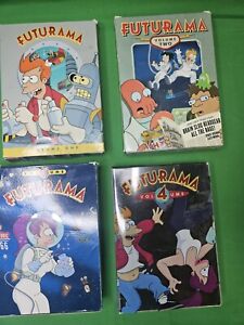 FUTURAMA DVD Collector’s Sets Lot Seasons/Volumes 1-4(Twentieth Century Fox)