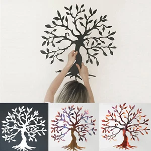Metal Tree of Life Wall Silhouette Art Indoor Garden Home Gifts Ornamnet Decor - Picture 1 of 19
