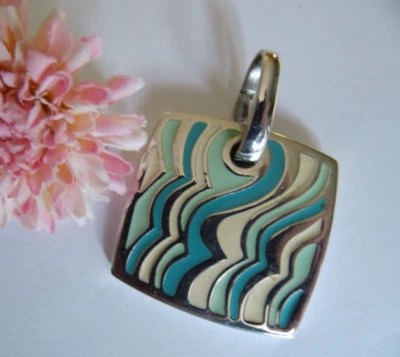 Pierre Lang Schöner silberfarbener Anhänger  mit Schluppe ca. 5 cm kaum getr. - Bild 1 von 2