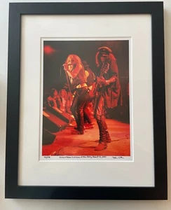 Guns N Roses Slash Axl Rose Rare 1st live at ROXY fine art photo signed 23/100 - Picture 1 of 11