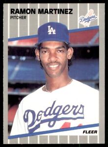 1989 Fleer Ramon Martinez p Los Angeles Dodgers #67