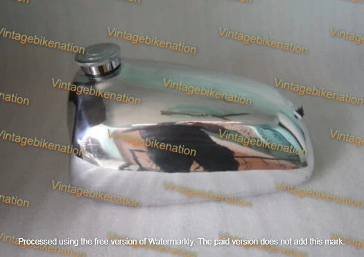 Ajuste para Suzuki RM250 RM400 1978 tanque de gasolina de aluminio Rm 250 400 78 Ahrma 1go Foto 1 de 4