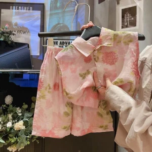 Summer New Sleeveless Baby Boy Vest Suit Chinese Casual Children's Suit - Picture 1 of 20