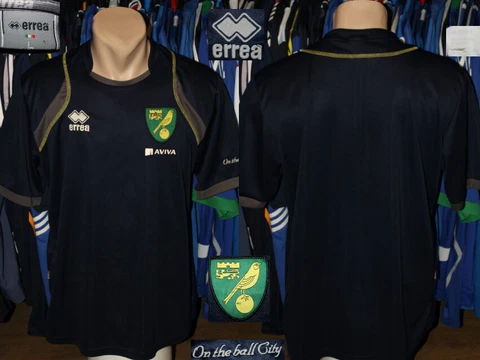 Norwich City (The Canaries) Errea Training Shirt Jersey Trikot Top Cover
