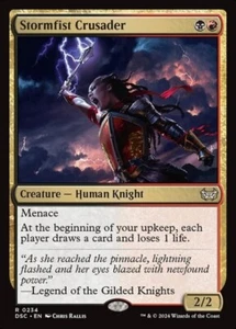 MTG - STORMFIST CRUSADER - Duskmourn Commander (R) - Picture 1 of 1