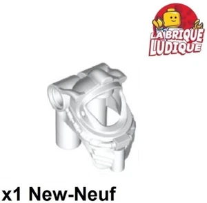 Lego 1x casque helmet underwater plongeur espace bouteille oxygène blanc 87754 - Picture 1 of 1