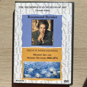 French Impressionism - Modern Art & Modern Manners - Rosamund Bernier MOMA NTSC - Picture 1 of 5