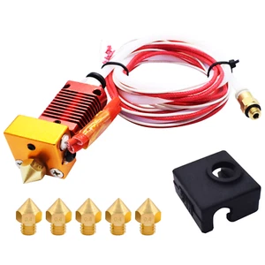 pour Alfawise U20 / U30 bloc de chauffe hotend MK8 24V 40W extrudeur buse 0.4mm - Foto 1 di 6
