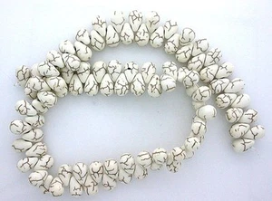 11,5x7,5 Birne Magnesit Büffel Türkis Perlen Edelstein 15 Zoll Strang 11,5 mm x 7,5 mm  - Bild 1 von 1