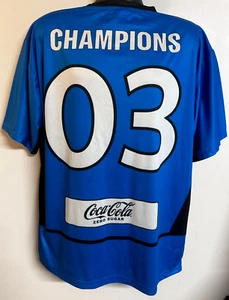 San Jose EarthQuakes #03 Champions Fußball Trikot Herren Gr: 2XL blau - gebraucht - Bild 1 von 11