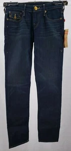 True Religion Mädchen 14 Julie Lonestar Skinny Jeans Nachthimmel dunkle Waschung neu mit Etikett $ 139 - Bild 1 von 10