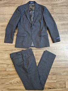 Polo Ralph Lauren Wool Pin Striped Suit- Size 40R - Picture 1 of 16