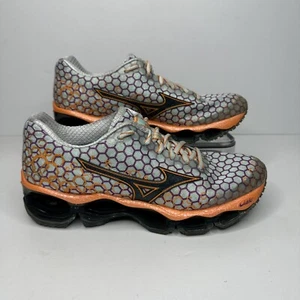 Mizuno Wave Prophecy 3 Running Shoes Womens 7.5 W Orange Purple Athletic Sneaker - Picture 1 of 9