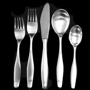 DANSK BUR PALMA 5 Piece Place Setting NEW NEVER USED made in Denmark RARE - Foto 1 di 8